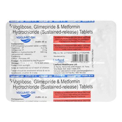 Voglimet GM 2 Tablet 10'S - Diabetes-Ant