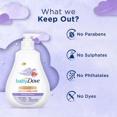 Baby Dove Calming Moisture Night Time Baby Wash 400 ml - Creams, Lotions & Oils