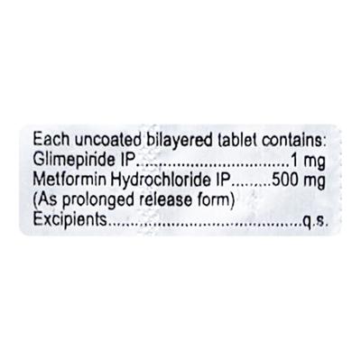 Glucoryl M 1mg Tablet 15'S - Diabetes-Ant