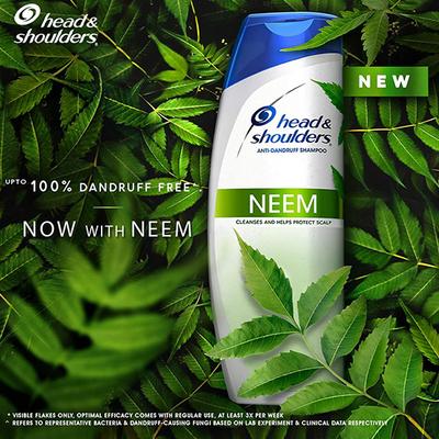 Head & Shoulders Neem Anti Dandruff for Women & Men Shampoos 340ml - Shampoos