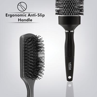 Vega Professional Ceramix Shine Hair Brush Set Brushes (VPPHB-16) 5's - Hair Brushes