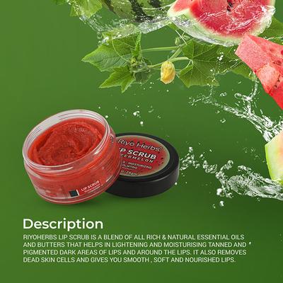 Riyo Herbs Rose Lip Scrub - Watermelon 25 gm - Lip Scrubs