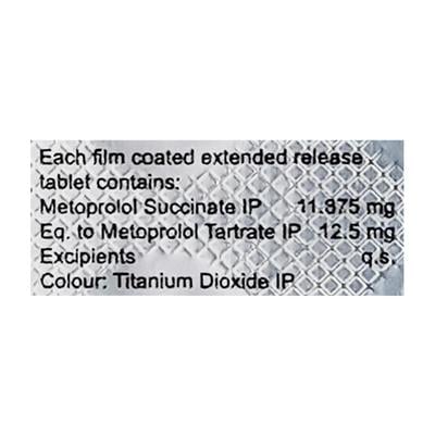 METOPOLE XL 12.5mg Tablet 10's - Hypertension-Bet
