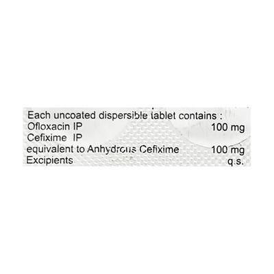 Zenflox Plus 100mg Tablet 10'S - Bacterial Infections-Qui