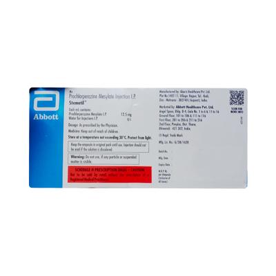 Stemetil 12.5mg Injection 1ml - Vomitting/Emesis-Ant