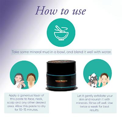 Global Beauty Secrets Turkish Rhassoul Mineral Mud 100 gm - Masks & Peels