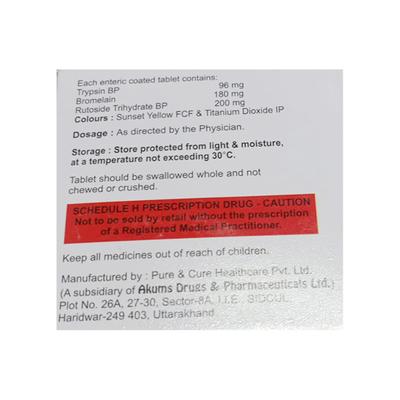 RUTOFLAM PLUS Tablet 10's - Pain relief-Ant