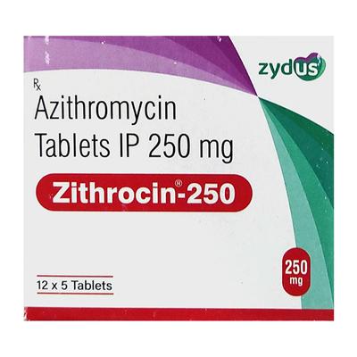 ZITHROCIN 250 Tablet 5's - Bacterial Infections-Mac