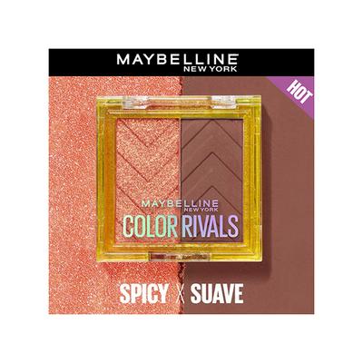 Maybelline New York Color Rivals Shadow Longwear Duo Eyeshadow Palette Spicy x Suave 3 gm - Eyeliners