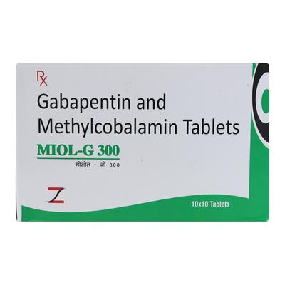 Miol G 300mg Tablet 10'S - Neuropathic Pain-Dru