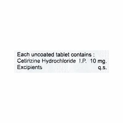 Cetrezol 10mg Tablet 10'S - Allergies-Ant