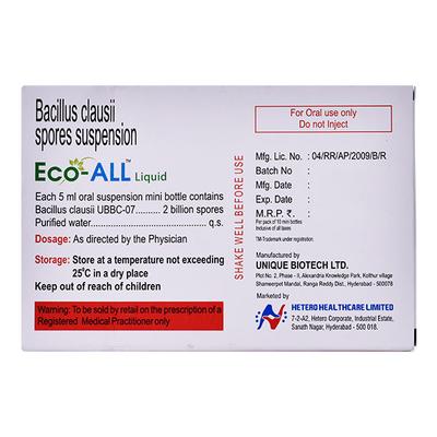 ECO ALL Liquid 5ml - Diarrhoea-Ant