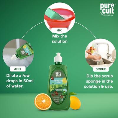 PureCult Dishwashing Liquid - Sweet Orange & Lemon Citrus 5000 ml - Others