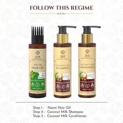 Khadi Essentials Coconut Milk Conditioner with Kokum & Thyme For Soft & Smooth Hair 200 ml - Dry Shampoos & Conditioners