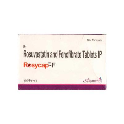 ROSYCAP F Tablet 15's - High Cholesterol-Dys