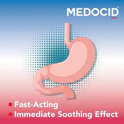 Medocid MPS Sugar Free Syrup - Mint Flavour 170 ml - Acidity & Gas Relief