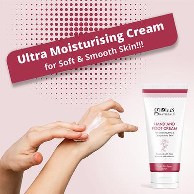 Globus Naturals Butter Soft Body Care Combo Daily Moisturzing Body Lotion and Hand and Foot Cream 200 gm - Creams, Lotions & Oils