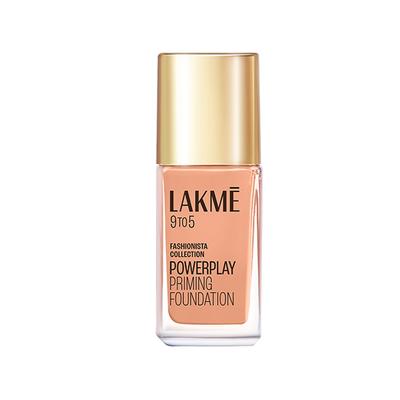 Lakme 9to5 Powerplay Priming Foundation, Built in Primer, SPF 20, Cool Ivory, 25 ml - Foundation