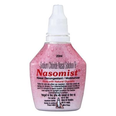 Nasomist Nasal Drops 20ml - Nasal Congestion-Nas