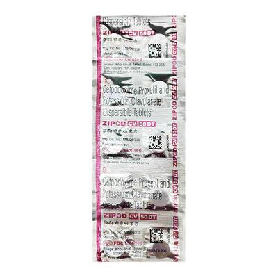 Zipod CV DT 50mg Tablet 10'S - Bacterial Infections-Cep