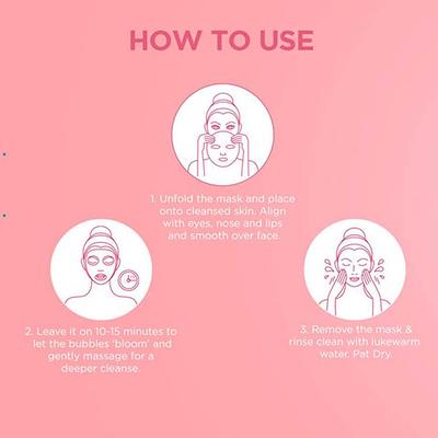 Colorbar Bubble Glow Sheet Mask - (Pack Of 3) 1's - Sheet Masks