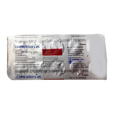 MIRA S 25 Tablet 10's (N) - Bladder And Prostate Disorders-Dru