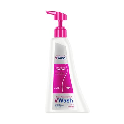 Vwash Plus Expert Intimate Hygiene PH 3.5 Enrich with Sea Buckthorn Oil and Tea Tree Oil 350ml - Panty Liners
