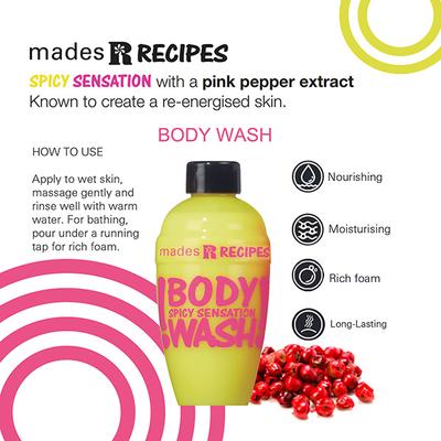 MADES Recipes Spicy Sensation Body Wash 100 ml - Shower Gels & Body Wash