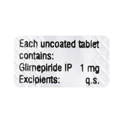 GP 1mg Tablet 10'S - Diabetes-Ant
