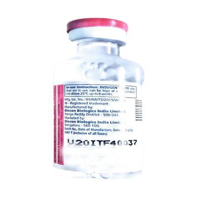 Insugen 30/70 40IU Injection 1X10ml - Diabetes-Ins