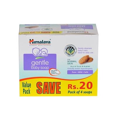 Himalaya Gentle Baby Soap Value (Pack of 4 x 75 gm) - Baby Soap