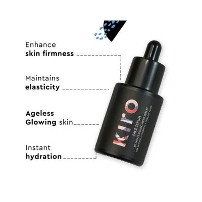 Kiro Face Serum 3% Hyaluronic Acid for Intense Hydration and Healthy Glow 30.0 ml - Face Gels
