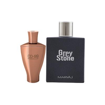 Ajmal CD 99 Mukhallat Concentrated Perfume Oil Floral Oriental And Maryaj Grey Stone EDP Aromatic Woody Perfume 114 ml - Perfumes (Edt/Edp)