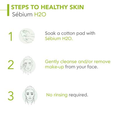 Bioderma Sebium H2O Purifying Cleansing Micellar Water 100 ml - Face Scrubs