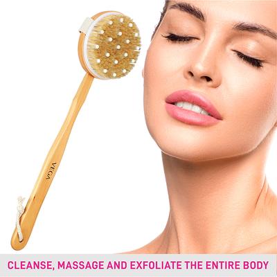 Vega Bristle Bath Brush With Massager (NB - A1/2) 207 gm - Loofahs & Sponges