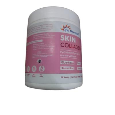 Dr. Morepen Marine Collagen Skin Protein Powder - Strawberry Flavour 250 g - General Health