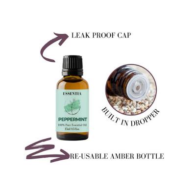 Essentia Extracts Peppermint Essential Oil 15 ml - Essential Oils