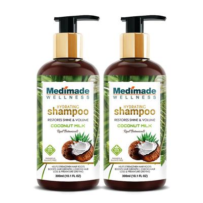 Medimade Hydrating Shampoo With Coconut Milk (Pack of 2) 1's - Shampoos
