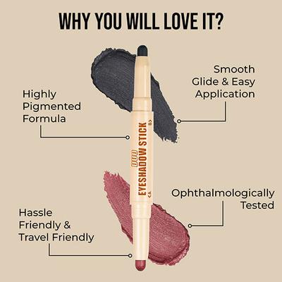 Insight Cosmetics Duo Eyeshadow Stick - Deep Space and Starlight 2 g - Eyeshadow, Bases & Primers