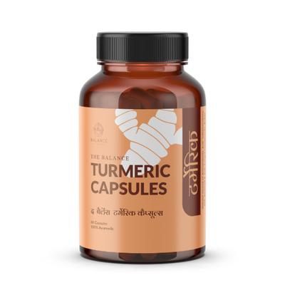 Balance Ayurveda The Balance Turmeric Capsules 60's - Speciality Medicines