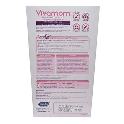 Vivamom High Protein Maternal Nutrition Supplement Powder Refill Gluten Free - Vanilla Flavour 400 g - Nutritional Supplements