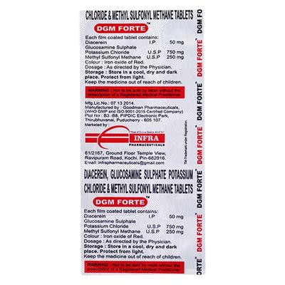 DGM FORTE Tablet 10's - Muscle Spasm-Oth