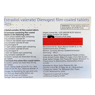 QLAIRA Tablet 28's - Contraception-Ora