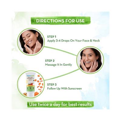 Mamaearth Green Tea Face Serum With Green Tea & Collagen For Open Pores 30 ml - Face Serum