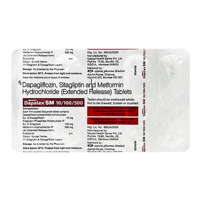 DAPALEX SM Tablet 10's - Diabetes-Ant