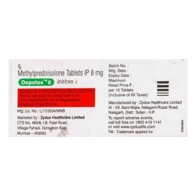 Depotex 8mg Tablet 10'S - Hormonal Therapy-Cor