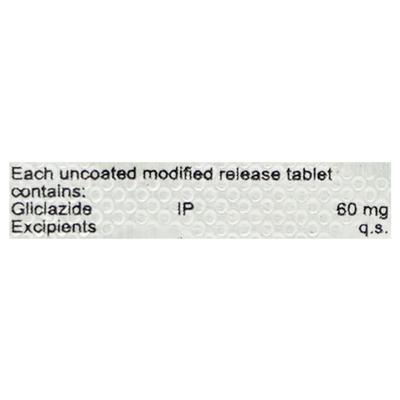 GLYCLAZAR MR 60 Tablet 10's - Diabetes-Ant