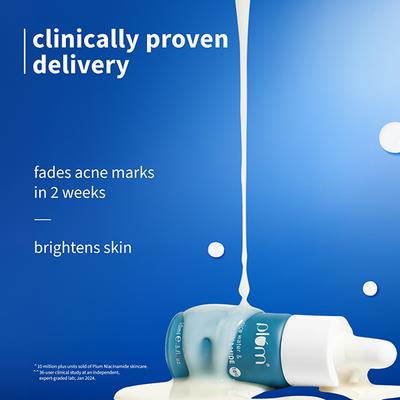 Plum 10% Niacinamide Face Serum With Rice Water & Squalane Fragrance-Free 10 ml - Face Serum