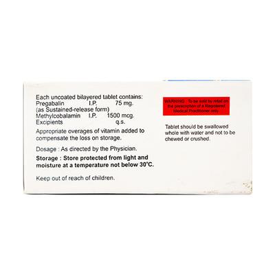 Preganerve M SR Tablet 10'S - Neuropathic Pain-Dru