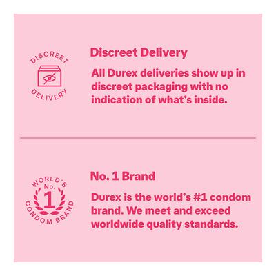 Durex Condoms - Extra Ribbed 10's - Plain/Flavoured Condoms